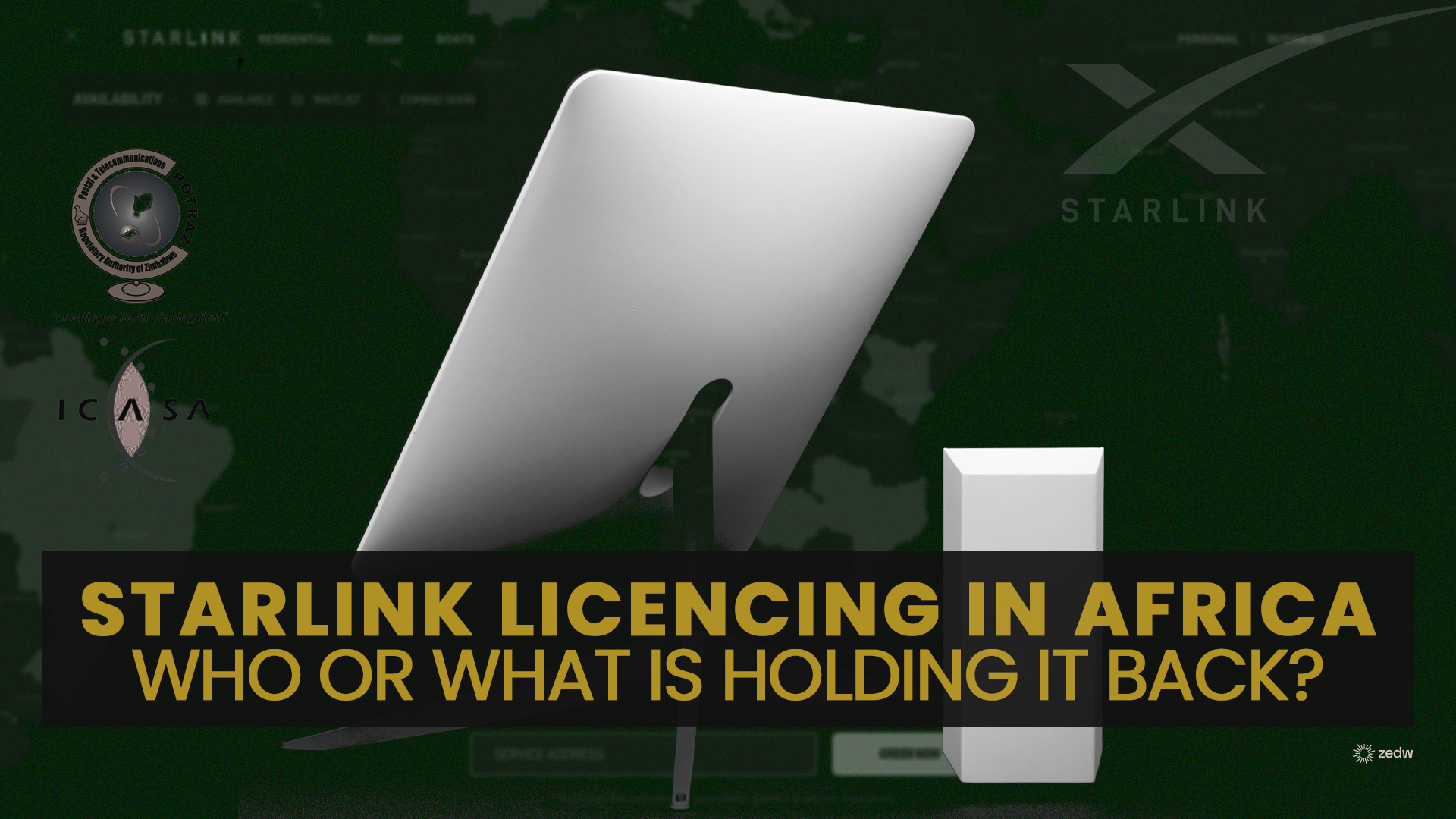 State of Starlink’s licensing in Africa. Some countries are glad it exists, others not so much.