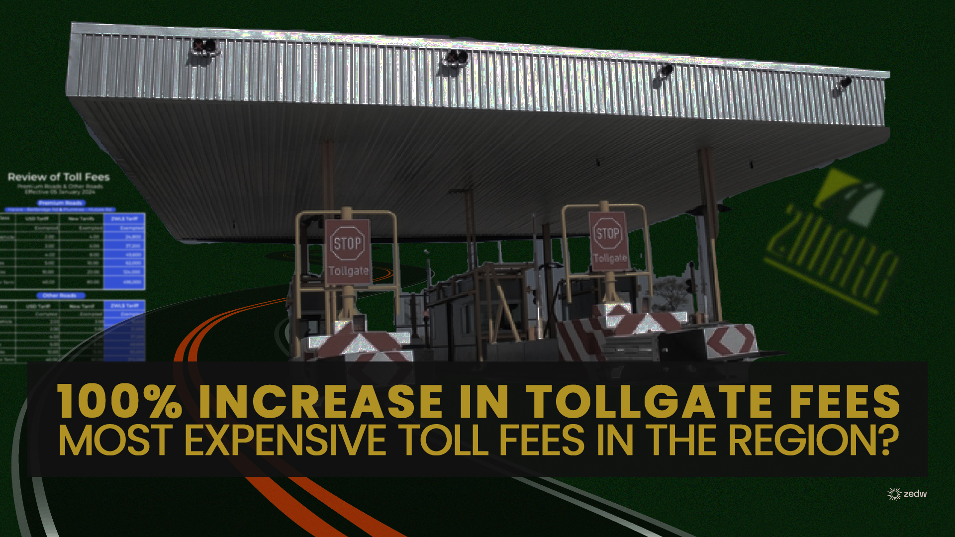 Toll gate fees Zimbabwe: Trade impact of 100% increase through SADC North-South Corridor