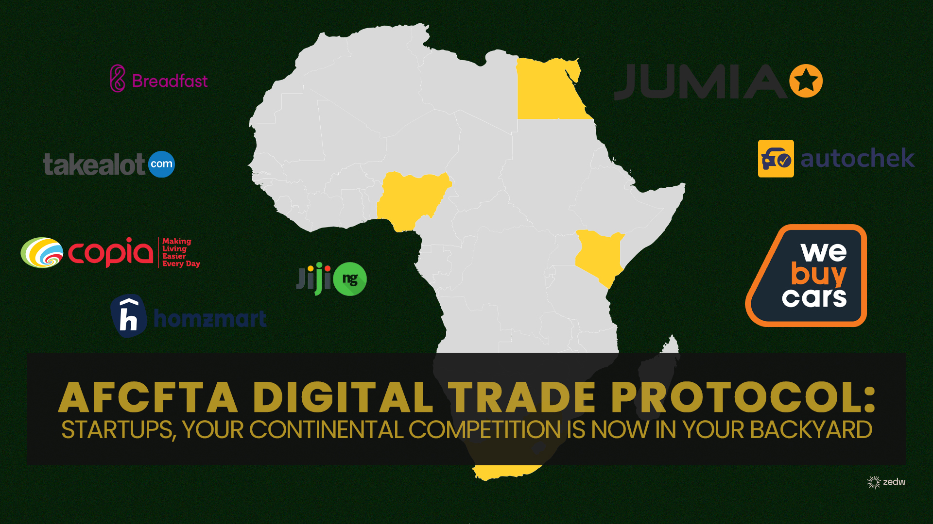 AfCFTA, Digital, Trade, e-Commerce, startups, 2024, Protocol