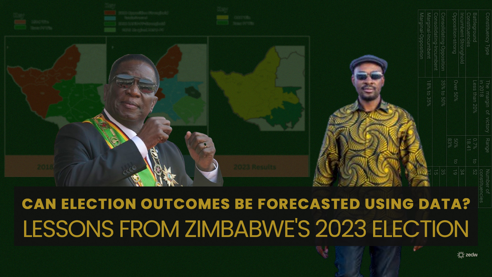 Can election outcomes be forecasted using data? Lessons from Zimbabwe’s 2023 Election