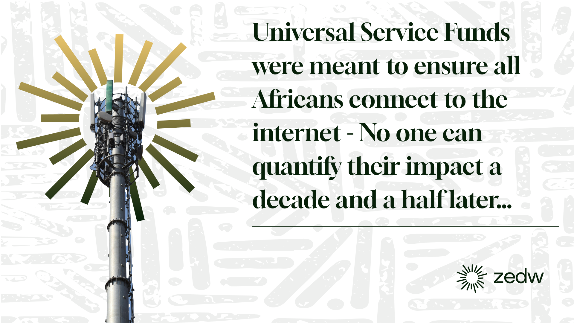 Assessing the impact of Universal Service Funds in expanding African internet access